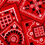 Red Bandana Bedding, Accessories & Room Decor