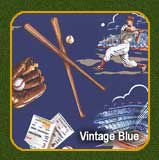 vintage blue baseball bedding room decor and accessories