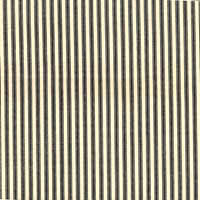 Antique Black Stripe Waverly Fabric