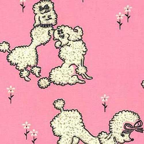 Deco Poodles Waverly Fabric
