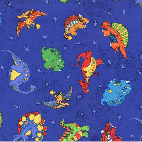 Dinosaurs Royal Fabric