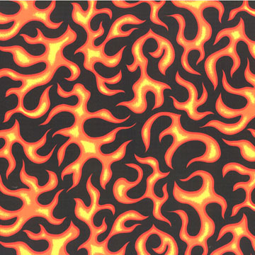 Flames Fabric