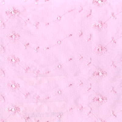 Eyelet Pink  Fabric