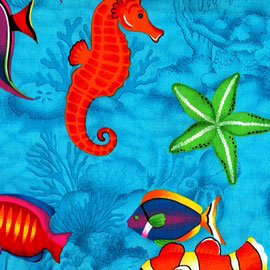 Tropical Seas Fabric