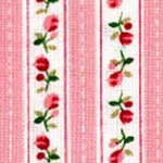 Pink Roses Stripe Bedding & Accessories