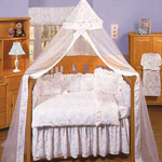 Isabella Blue Crib Bedding Collection & Accessories