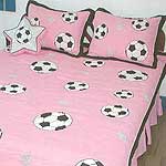 Soccer Girls Kids Quilt