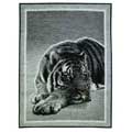 New Jungle Tiger black/white Blanket