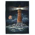 Harbor Nights Lighthouse Fleece Blankets