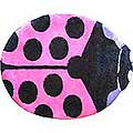 Pink Ladybug Rug