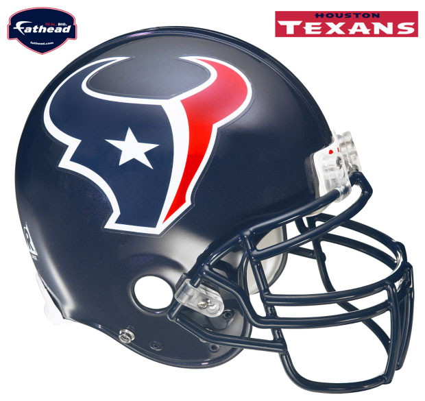 Houston Texans Helmet Fathead NFL Wall Graphic - FamilyBedding.com Houston Texans Helmet Fathead NFL Wall Graphic - FamilyBedding.com