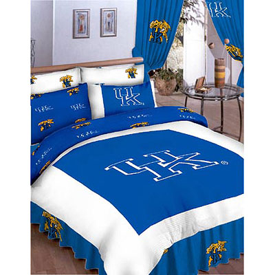 Baby  on Kentucky Wildcats 100  Cotton Sateen Twin Bed In A Bag