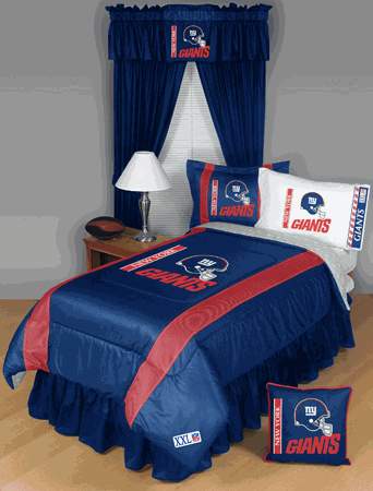 New York Giants Side Lines Comforter / Sheet Set