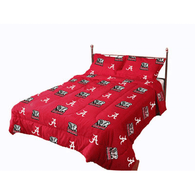 Queen Cotton Comforter Sets on Alabama Crimson Tide 100  Cotton Sateen Queen Comforter Set