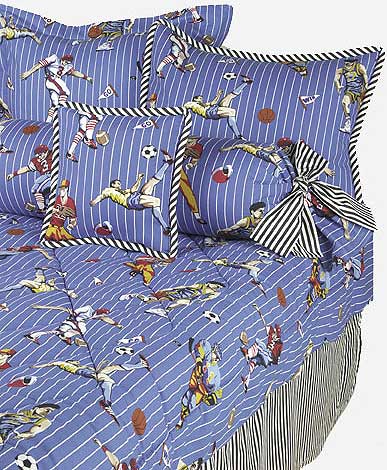 All Star Sports World Cup Blue Crib Quilt - World Cup Blue