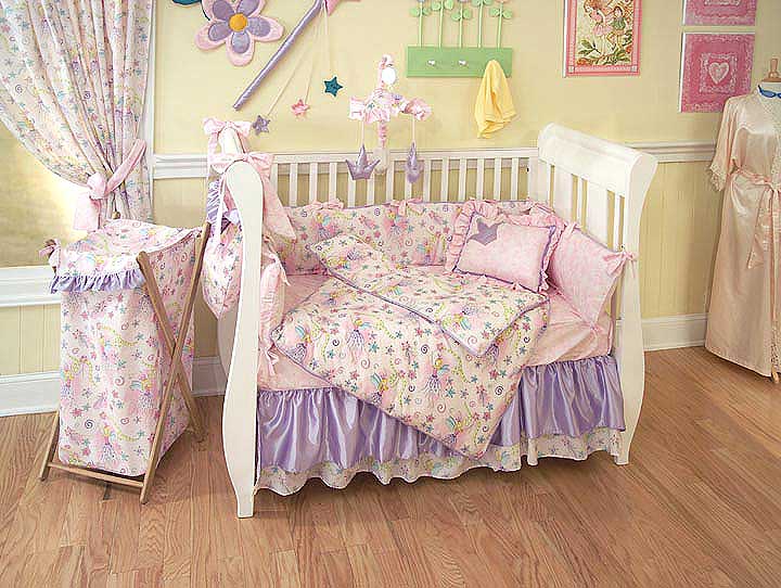 Glitter Fairy Crib Bed-In-A-Bag