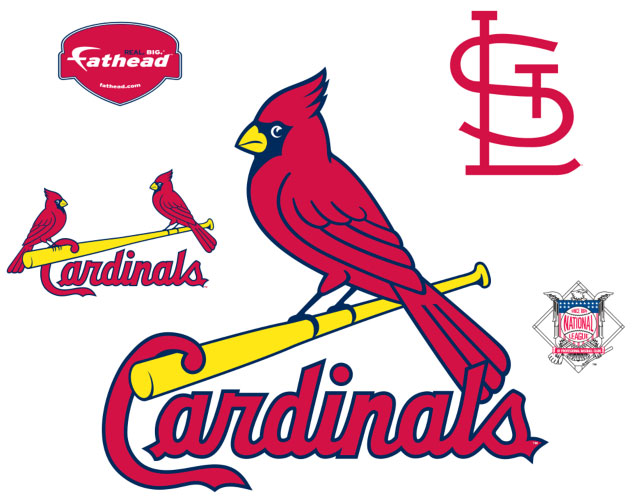 stl cardinals wallpaper. St. Louis Cardinals Logo Fathead MLB Wall Graphic - FamilyBedding.com