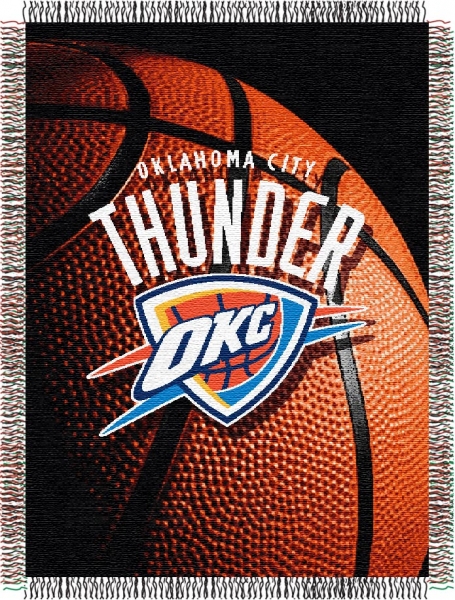 Oklahoma City Thunder NBA "Photo Real" 48" x 60" Tapestry Throw