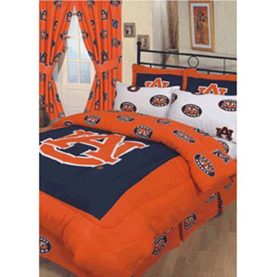 Orange Bedding Sets Twin on Auburn Tigers 100  Cotton Sateen Twin Comforter Set