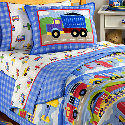 Twin Size Comforter Sets on Trains Planes And Trucks Twin Comforter Sheet Set