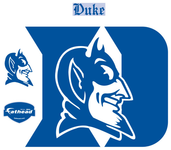 duke blue devils wallpaper. Duke Blue Devils Logo Fathead