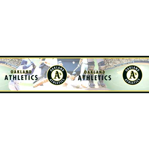 Oakland Athletics MLB Wall border
