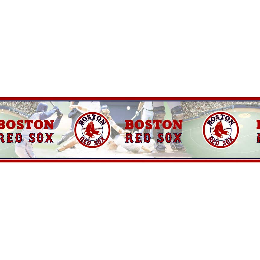 Boston Red Sox MLB Wall Border - FamilyBedding.com Boston Red Sox MLB Wall Border - FamilyBedding.com
