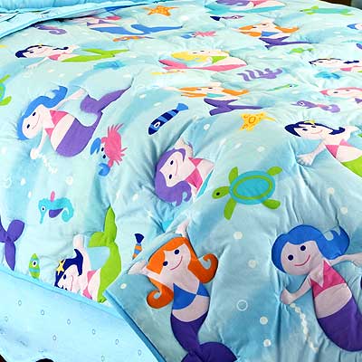 Queen Comforters on Mermaids Full   Queen Comforter