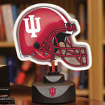 Indiana Hoosiers NCAA College Neon Helmet Table Lamp