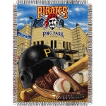 Pittsburgh Pirates MLB "Home Field Advantage" 48" x 60" Tapestry Throw