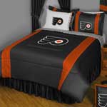 Philadelphia Flyers Side Lines Comforter / Sheet Set