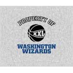 Washington Wizards 58" x 48" "Property Of" Blanket / Throw