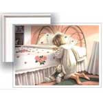 Bedtime - Contemporary mount print with beveled edge