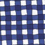 Mack Fitted Sheet - Blue Check