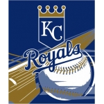 Kansas City Royals MLB "Big Stick" 50" x 60" Super Plush Throw