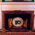 Philadelphia Flyers NHL Stained Glass Fireplace Screen