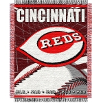 Cincinnati Reds MLB 48"x 60" Triple Woven Jacquard Throw