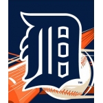 Detroit Tigers MLB "Big Stick" 50" x 60" Super Plush Throw