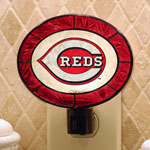 Cincinnati Reds MLB Art Glass Nightlight