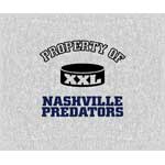 Nashville Predators 58" x 48" "Property Of" Blanket / Throw