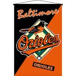 Baltimore Orioles 29" x 45" Deluxe Wallhanging