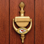 Kansas City Chiefs NFL Brass Door Knocker