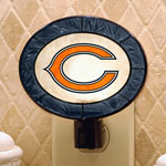 Chicago Bears NFL Art Glass Nightlight