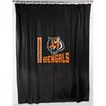 Cincinnati Bengals Locker Room Shower Curtain