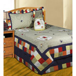 Bed Bugs Twin Patch Quilt Set