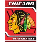 Chicago Blackhawks NHL "Tie Dye" 60" x 80" Super Plush Throw