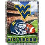 West Virginia Mountaineers "Home Field" 48" x 60" Woven Tapestry Throw