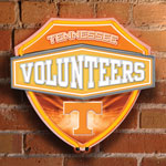 Tennessee Vols NCAA College Neon Shield Wall Lamp