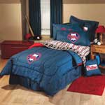 Philadelphia Phillies Team Denim Twin Comforter / Sheet Set