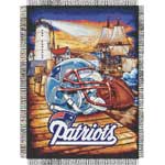 New England Patriots "Home Field" 48" x 60" Woven Tapestry Throw